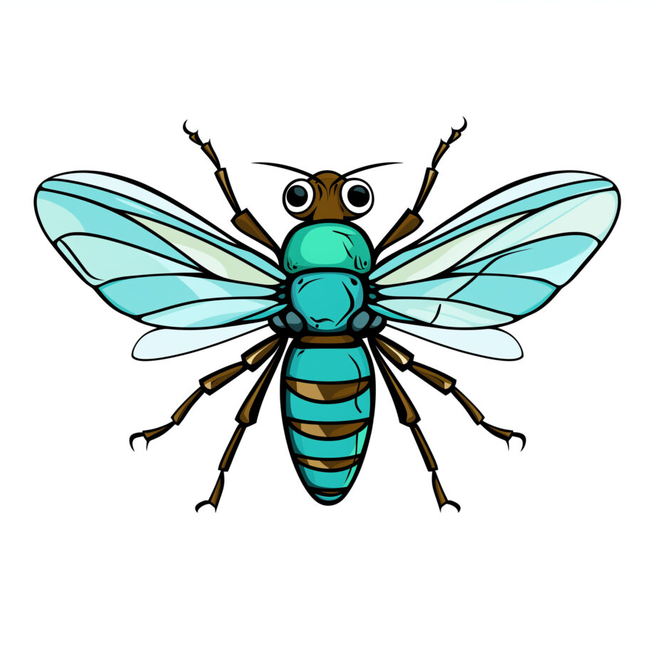 Insect Coloring Pages Printable 2