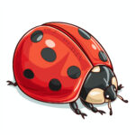 Lady Bug Páginas Para Colorear 2