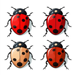 Lady Bugs Coloring Pages - Origin image