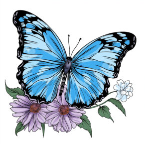 Little Butterfly Coloring Pages | Coloring Pages Mimi Panda