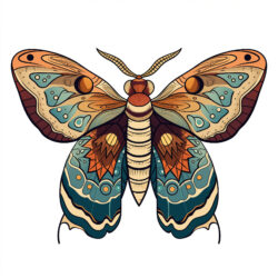 Moth Coloring Page - Origin image