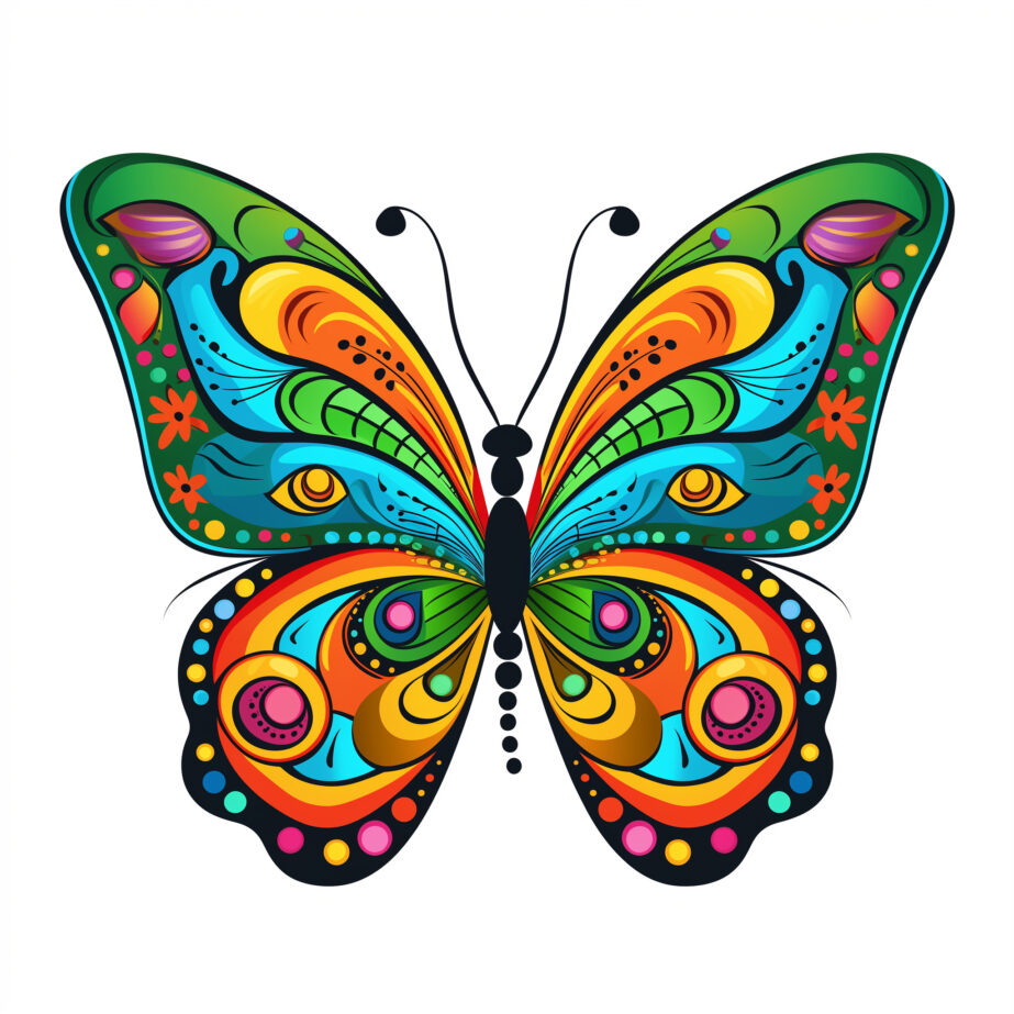 Print Butterfly Coloring Pages 2Original image