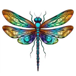 Printable Dragonfly Coloring Pages For Adults - Origin image