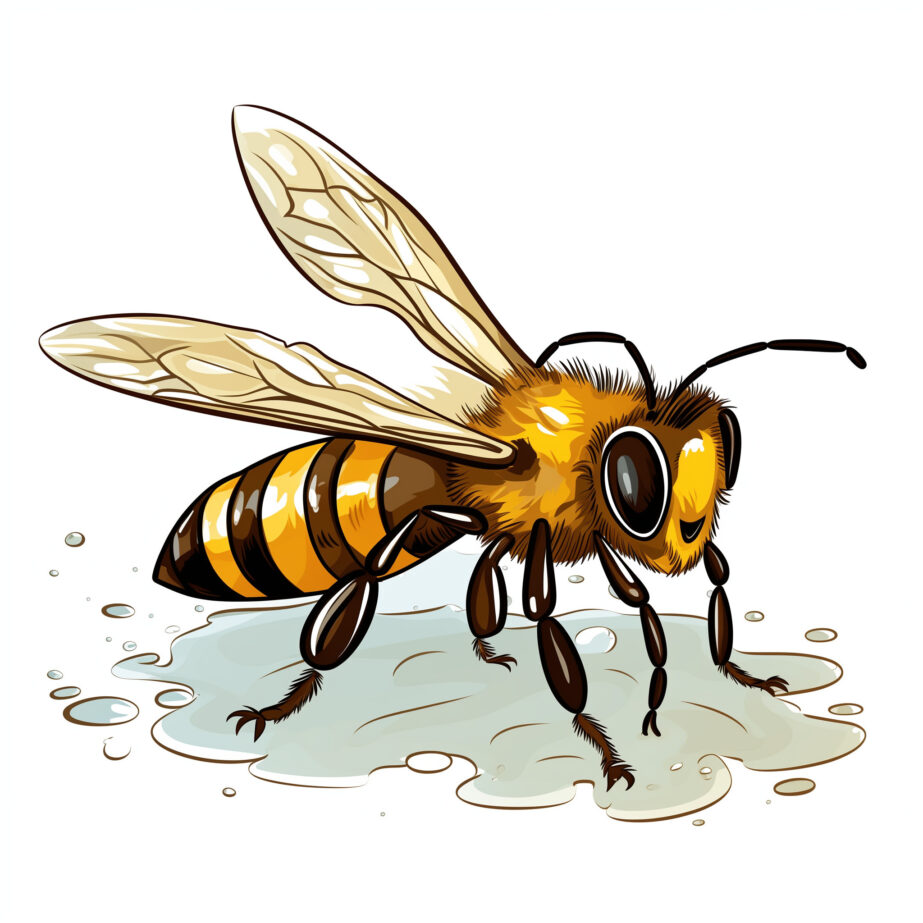Realistic Bee Coloring Pages 2Original image