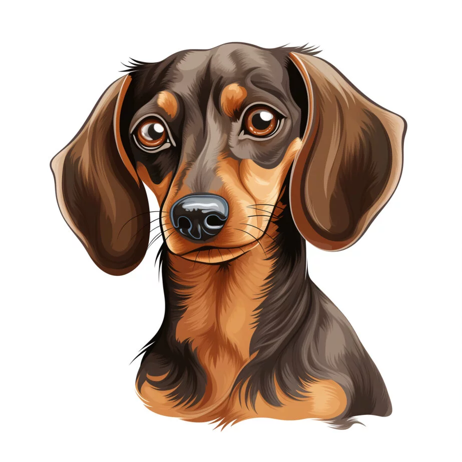 Weiner Dog Coloring Page 2