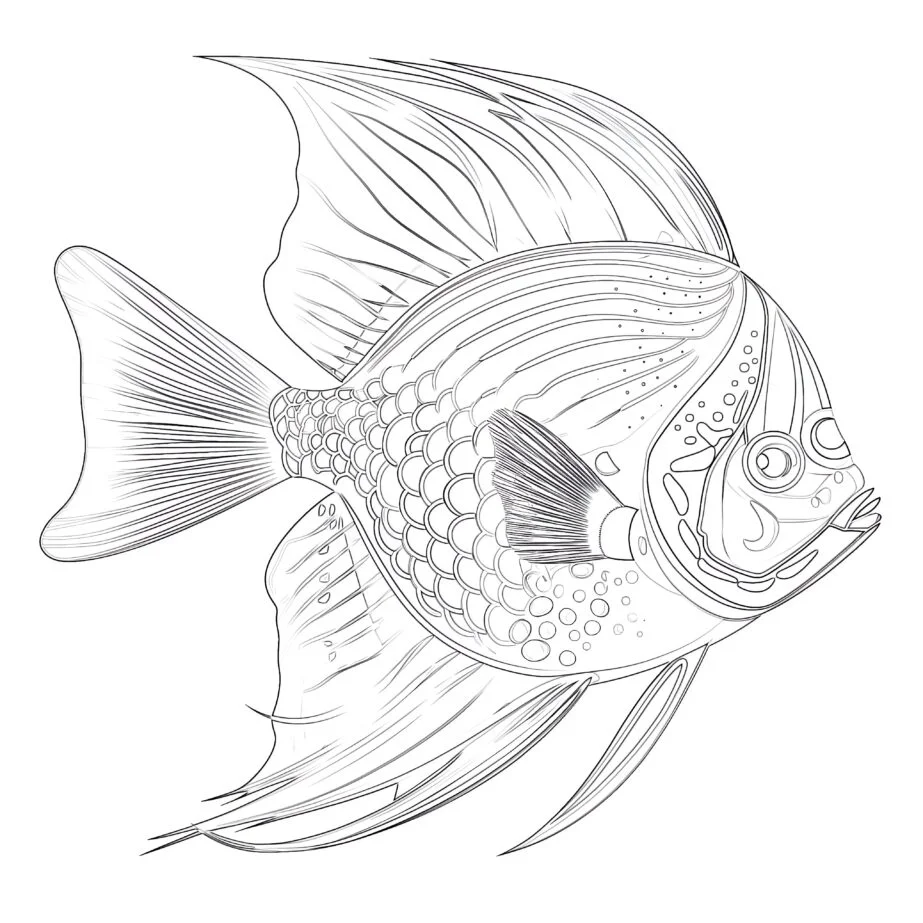 Anemonenfisch Ausmalbild