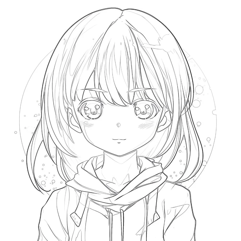 アニメの塗り絵