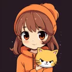 Strony do kolorowania Anime Cute 2 2