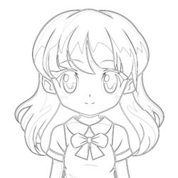 Anime To Colour - Printable Coloring page
