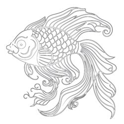 Aquarium Fish Coloring Pages - Printable Coloring page
