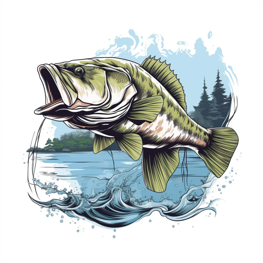 Bass Fish Coloring Pages 2Original image