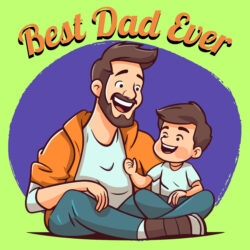 Best Dad Ever Coloring Page Free - Origin image