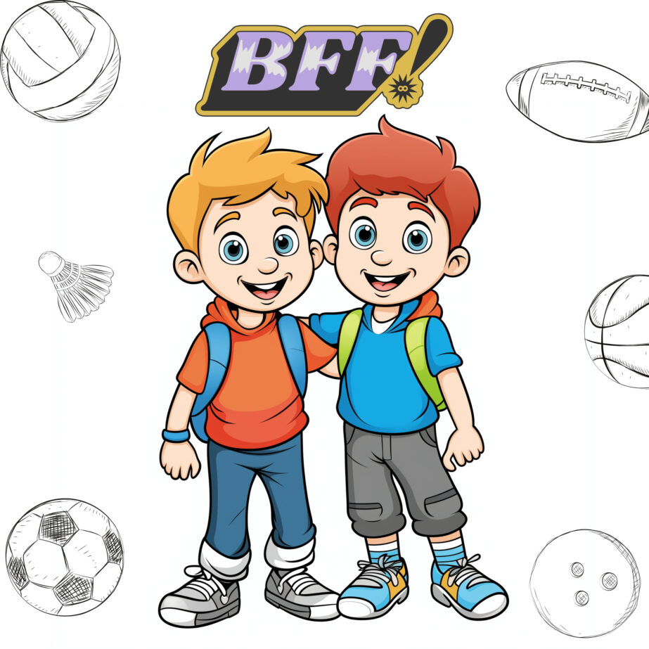 Best Friend Coloring Page Printable 2