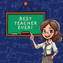 Best Teacher Ever Coloring Page Free - Origin image