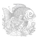 Big Fish Coloring Page