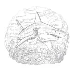 Page de coloriage Requin Taureau