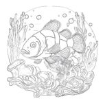 Clownfish Coloring Page