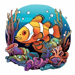 Clownfish Coloring Page - Origin image