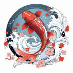 Coloring Pages Koi Fish 2