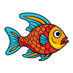 Coloring Pages Printable Fish - Origin image