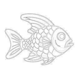 Coloring Pages Printable Fish - Printable Coloring page