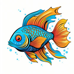 Cool Fish Coloring Pages - Origin image