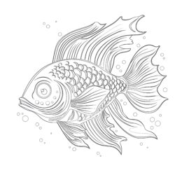 Cool Fish Coloring Pages - Printable Coloring page