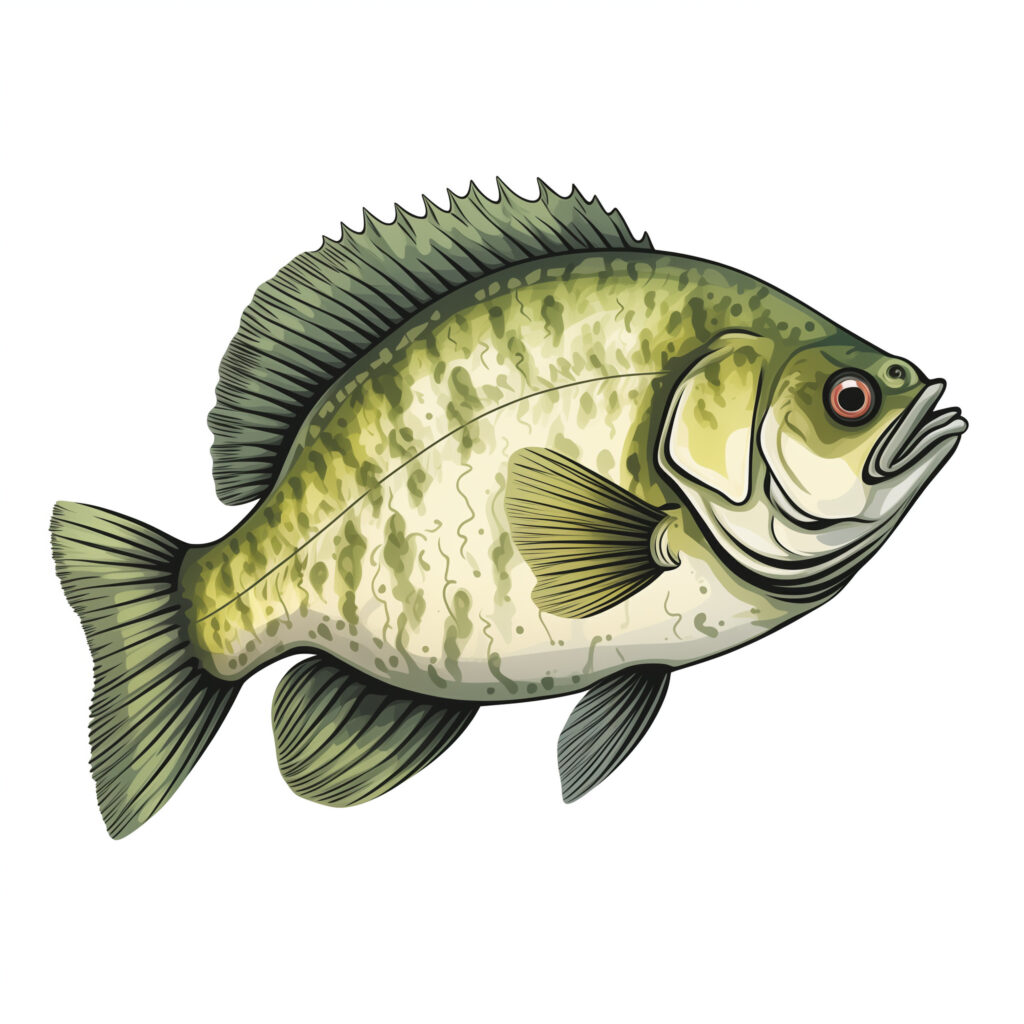 Crappie Coloring Page | Coloring Pages Mimi Panda