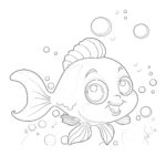 Cute Fish Coloring Pages