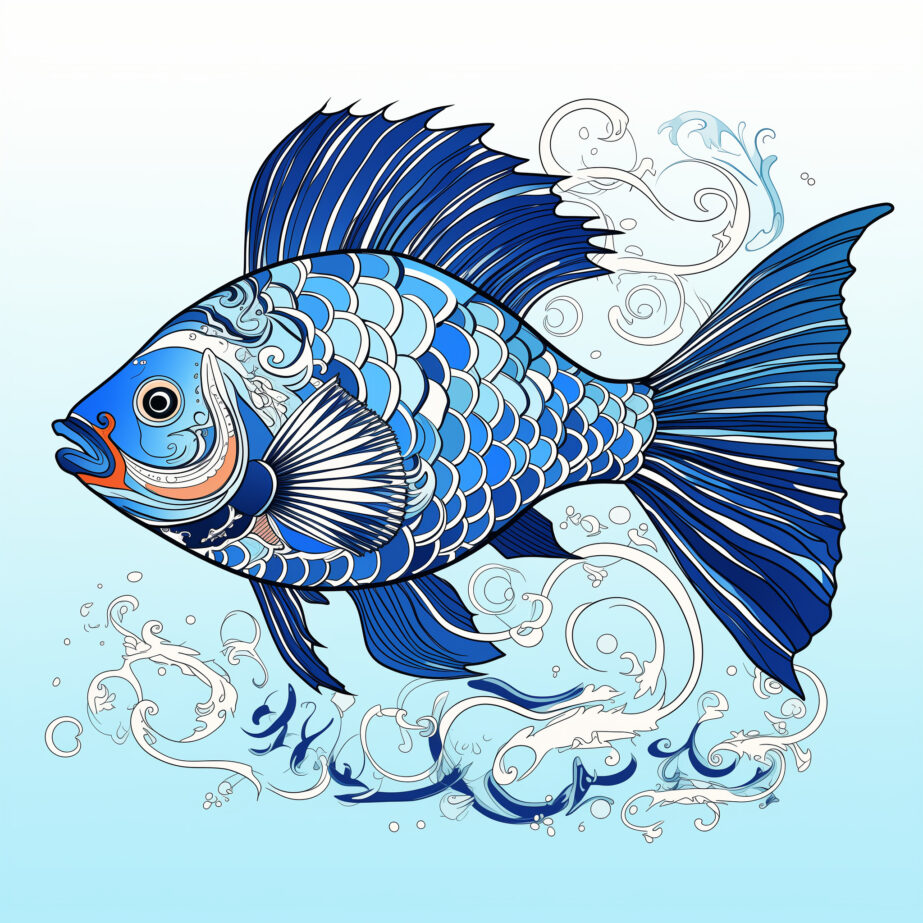 Deep Sea Fish Coloring Pages 2Original image