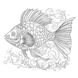 Deep Sea Fish Coloring Pages - Printable Coloring page