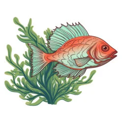 Fish Coloring Page Free - Origin image