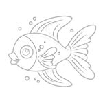 Pages à colorier de poissons pour la maternelle