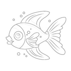 Fish Coloring Pages Preschool - Printable Coloring page