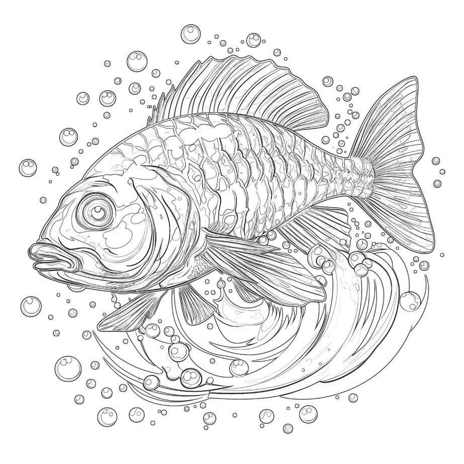 Fish For Coloring Pages