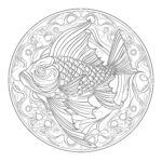 Fish Mandala Coloring Pages