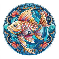 Fish Mandala Coloring Pages - Origin image