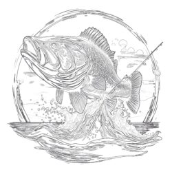 Fishing Coloring Pages Printable - Printable Coloring page