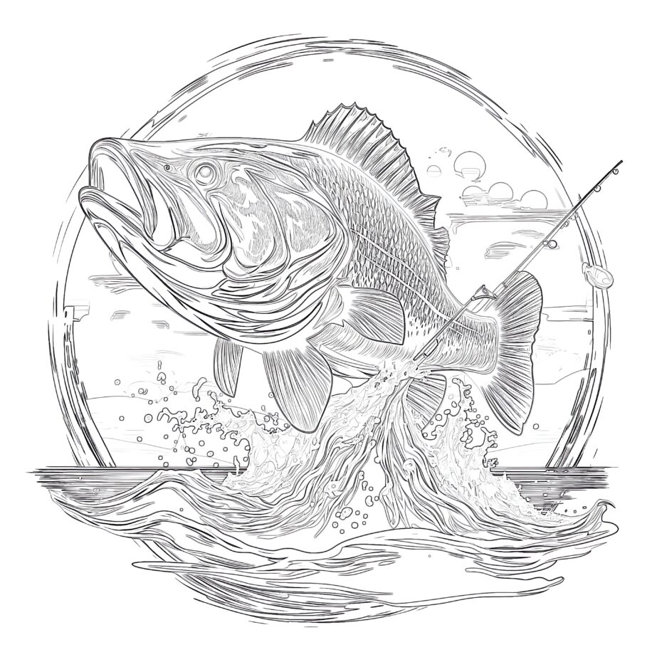 Fishing Coloring Pages Printable