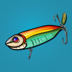 Fishing Lure Coloring Pages - Origin image