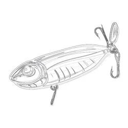 Fishing Lure Coloring Pages - Printable Coloring page