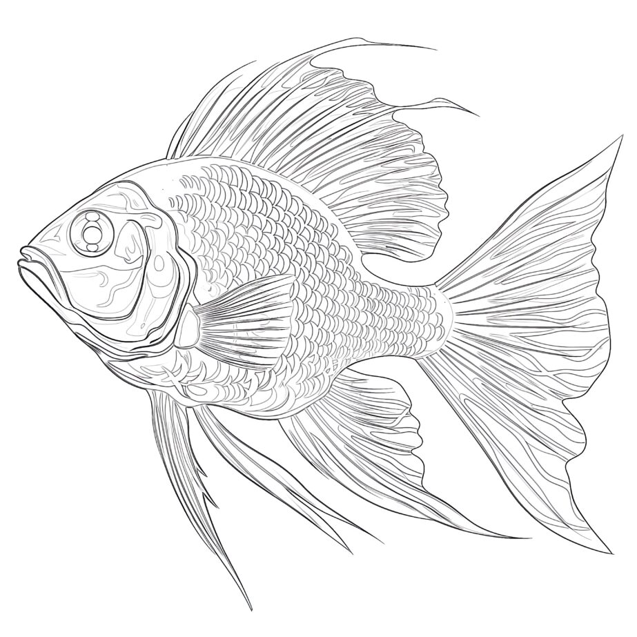 Free Fish Coloring Pages For Adults