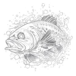 Freshwater Fish Coloring Pages - Printable Coloring page
