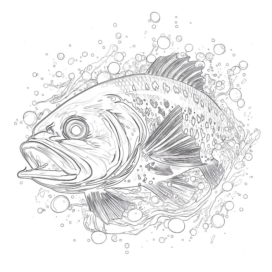 Freshwater Fish Coloring Pages