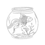 Goldfish Coloring Pages