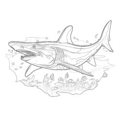 Hammerhead Shark Coloring Page - Printable Coloring page