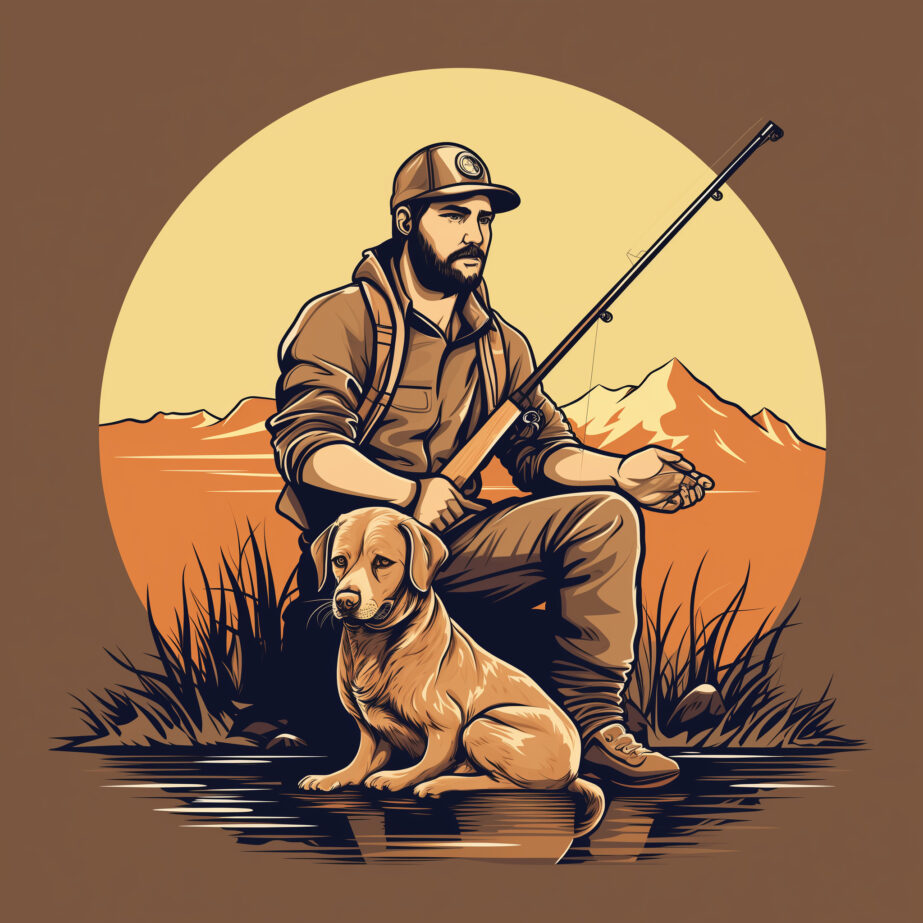 Hunting And Fishing Coloring Pages 2Original image
