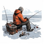 Ice Fishing Coloring Pages 2