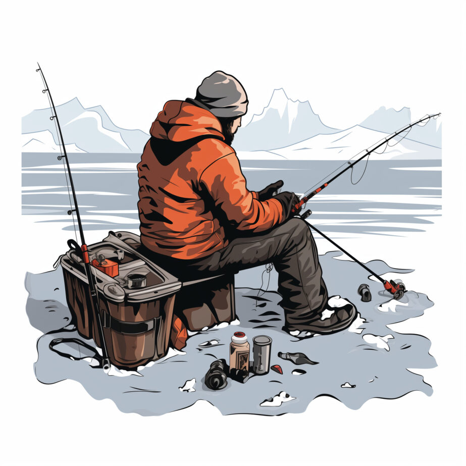 Ice Fishing Coloring Pages 2Original image
