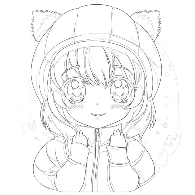 Kawaii Anime Coloring Pages Coloring Pages Mimi Panda